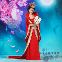 Ancient costume Tang costume Hanfu data Tang trailing noble concubine gorgeous fairy Daming princess performance costume Wu Zetian costume rental