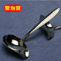 Must Buy 18 10 stainless steel spoon juice spoon split soup spoon 304 Mini small soup shell sauce spoon