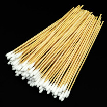 Alcohol cleaner smear and wipe wooden handle cotton swabs Cleaning cotton swabs Cleaning swabs Cotton cotton balls 100 pcs