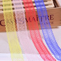 9 9 Yuan color hollowed-out lace lace floral side handmade DIY accessories butterfly knot hair decoration material Multi-color optional