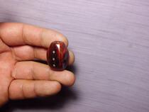 Indian small leaf red sandalwood old material embedded 999 silver Buddha head tee pendant handmade can be ordered