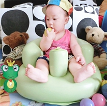 Baby inflatable sofa baby thickened multifunctional learning seat dining chair portable safety backrest bath stool seat cushion