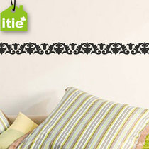 Itie love stickers wall stickers waterproof anti-collision waist stickers glass cabinet doors and windows self-paste-European pattern waistline