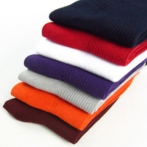 IFSONG Beauty Song Mens Pure Color Combed Cotton Socks Positive in Business Silo Short Sox cotton Men socks 058