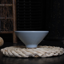 Hand-drawn embryo can raise the bucket Cup Tea Cup Ruyao kung fu tea set Master Cup Tea Cup ceramic cup individual cup