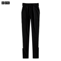 Spring and autumn new women Cotton running sweatpants casual ankle-length pants harlem pants school belt Bar Bar Bar