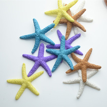 Resin simulation starfish Mediterranean five-finger starfish Small starfish Fish tank landscaping Photography props