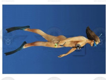 Resin soldiers 1 35 female divers and small fish Oh serial number 151