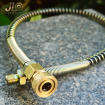 High pressure hose spring trachea 63mpa pump pump M8 constant pressure valve special inflatable male quick connector