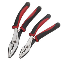 Jingdao 7 inch 8 inch steel wire pliers flat mouth steel inlaid tools twisted wire iron hand pliers flat mouth scissors tiger mouth vise