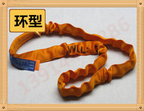 5T ring flexible crane sling lifting belt hoisting rope