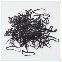 Hair Accessories Disc Hair Rubber Band Black Small Leather Gluten Head Rope Baby Childrens Hair Ornaments Hair Ring Hair Rope