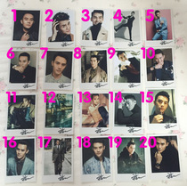 Wang Kai male god photo photo collection Langya list pretender 2 5 inch polaroid photo signature lomo card
