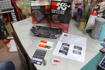 KN air filter air filter element Air Grid KAWASAKI KAWASAKI ER6N EX650R 12-14