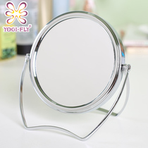YOGI-FLY yagfi double-sided desktop makeup mirror HD student Princess Mirror European portable dressing mirror