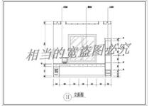 A floor of a floor villa interior decoration Sgonomattogram paper cad drawings
