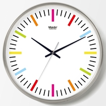  Madding fashion wall clock Living room office simple mute clock wall watch creative quartz clock perpetual calendar D539