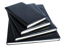 Red edge business notebook leather noodle notepad diary work manual rice yellow paper B4048K25K18K