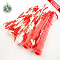  Won the championship 3 6 4 2 7m group pattern slub rope interactive bead rope 10 synchronous skipping rope SBL-008