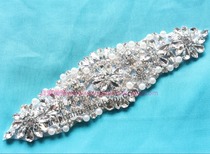 Korean version of water drop glass Diamond rhinestone flower diamond ornaments can iron iron DIY bridal evening dress waist drill