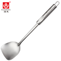 National Wind 304 Stainless Steel Pan Shovel Kitchen Fried Vegetable Chinese Shovels Household Full Steel Long Handle Cooking Kitchenware