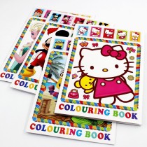 Cartoon coloring book cute pattern children's graffiti book children's stickers children's gifts color color book