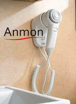 Anmon wall-mounted hotel hair dryer hanging wall hair dryer bathroom hair dryer toilet home wall