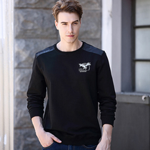 Spring dress casual sports sweater mens coat new mens long sleeve T-shirt mens loose size base shirt coat
