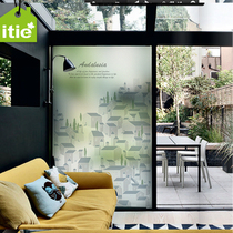 Love stickers custom electrostatic film glass film window explosion-proof stickers urban architectural landscape stickers-Andalusi