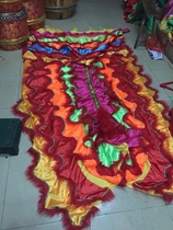 Multicolored imitation hair lion by Foshan lion South lion supplies Lion drum wide dial products Gong lion head Wake lion by lion tail