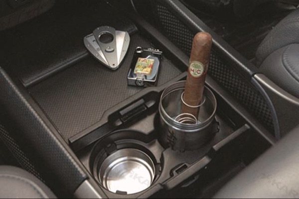 American Xikar Sika imported stainless steel washable windproof seal car cigar ashtray