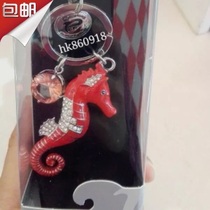 Zhuhai Changlong Souvenir Paparazzi Metal Inlaid Drilling Blue Seahorse Red Sea Horse Spoon Gift Handletter
