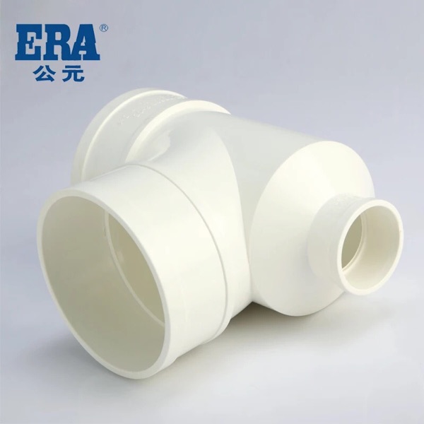 ERA AD UPVC bottle shaped three-way drainage pipeline sewage rainwater pipeline plastic accessories 50 75 110