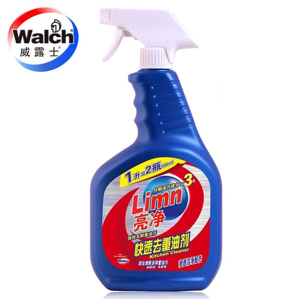 Bright clean kitchen to remove heavy oil agent (penetration clean) 1L range hood stove cleaning liquid to remove oil pollution