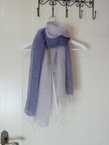 Comme CA ism France linen tri-color collared cape