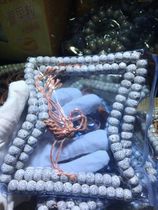 10*8 high-density lunar January barrel beads along the white Hainan stars Bodhi son 108 6 were a figure