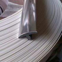 Bright silver decoration strip T - type plastic sealing article furniture packaging strip pvc edge strip