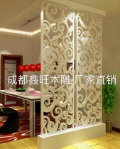 Factory direct carved partition screen shoe cabinet wine cabinet hollow TV Wall living room entrance 13628033971