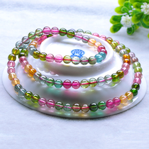 Weight 25 22g beads 5 2mm Brazilian tourmaline bracelet candy color 26099
