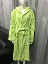 Jielia bathrobe 100% cotton third-class products slightly flawed treatment
