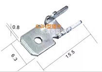 Manufacturer Direct sales Wholesale 6 3 circuit boards Welding terminals PCB welding plate inserts 250 Anti-reverse 6 3H type welds