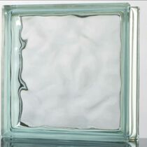 Imported Mulia Ultra White Clouds Foggy Textured Glass Brick 240 * 240 * 80 Xuanguan Background Barrier Wall High-end Pint