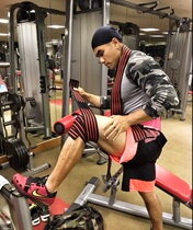 LIANG PIN Jacky beam tritium Mens Fitness camouflage seven-Cut Sleeve Top wicking sweatshirt 01705