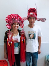 Feng Guanxias wedding Phoenix crown Yuan Hat Studio photography props Ancient costume fairy Chinese bridal headdress