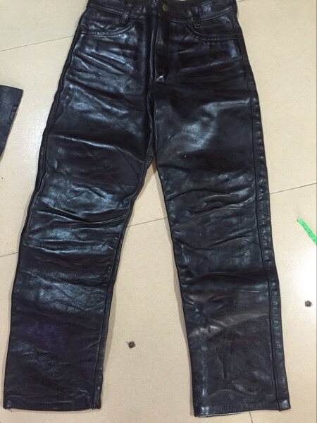 Pantalon cuir homme Première couche de cuir - Ref 1491608 Image 7