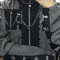 Simple design school-Difficult to lock the soul-Chain necklace