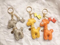  Handmade leather knife mold Giraffe pendant knife mold c18