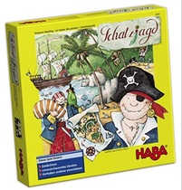 German haba parent-child board game 4444 Pirate treasure hunt began at the age of 7