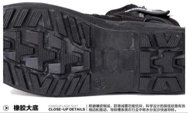 Boots militaires en cuir - porter - Ref 1397614 Image 16