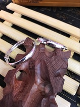 Yoyo family foot silver childrens bracelet Sterling silver newborn silver bracelet No 1-14